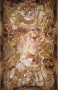 Andrea Pozzo The apotheosis of St. lgnatius oil on canvas